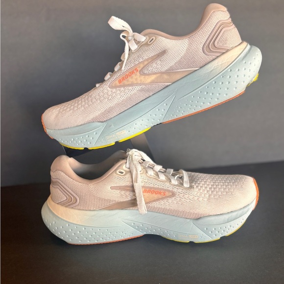 Brooks Glycerin 21 Women's Athletic Shoes - White and Tan size 9.5 - Picture 2 of 7